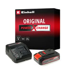 Orijinal Einhell 18 V 2.5 Ah PXC Başlangıç Kiti (Akü ve Şarj Cihazı, 18 V, maks. güç 720 W, tüm PXC cihazları için, akü yönetim sistemi, 3'lü LED gösterge) - 4512097