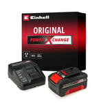 Orijinal Einhell Akü ve Şarj Cihazı Başlangıç Kiti Power X-Change (Akü, Li-Ion, 18 V, 4.0 Ah akü ve hızlı şarj cihazı, tüm Power X-Change cihazları ile uyumlu) - 4512042