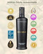 Oro di Milas Organik Premium Reserve Memecik Natürel Sızma Zeytinyağı, Erken Hasat Soğuk Sıkım, 600+ mg/kg Yüksek Polifenollü, 2025/2026 Hasat, PDO Coğrafi İşaretli, Uluslararası Ödüllü, 500 mL