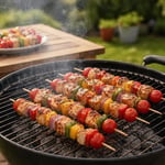 Orret Home 100 Adet 40 cm Çöp Şiş Ahşap Tek Kullanımlık Mangal Şişi Uzun Çöp Şiş Barbekü Izgara Fırın Uyumlu Marshmallow Şiş Çubuk