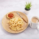 Orret Home 100 Adet Air Fryer Pişirme Kağıdı Tek Kullanımlık Hava Fritöz Yağ Geçirmez Yapışmaz Gıda Pişirme Kağıdı Delikli Yuvarlak Model - Seçenekler: Kare, Yuvarlak