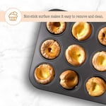 Orret Home 12’li Muffin ve Cupcake Fırın Tepsisi – Yapışmaz Metal Kek Kalıbı, 12 Gözlü Muffin Kabı, Cup Cake Pişirme Tepsisi, Fırın Uyumlu Kek Kalıbı - Seçenekler: 6 Gözlü, 12 Gözlü
