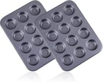 Orret Home 12’li Muffin ve Cupcake Fırın Tepsisi – Yapışmaz Metal Kek Kalıbı, 12 Gözlü Muffin Kabı, Cup Cake Pişirme Tepsisi, Fırın Uyumlu Kek Kalıbı - Seçenekler: 6 Gözlü, 12 Gözlü