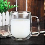 Orret Home 2 Adet 250 ml Çift Cidarlı Borosilikat Cam Kupa Bardak Termisil Isıya Dayanıklı Şeffaf Kahve Çay Latte Espresso Fincanı Cam Bardak Seti