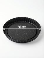Orret Home 28 cm Granit Turta Kalıbı – Yapışmaz Yüzeyli Yuvarlak Fırın Tepsisi | Kek, Tart ve Turta Pişirme Kalıbı (28 Cm Turta) - Seçenekler: 28 Cm Turta, 26 Cm Dilimli, 26 Cm Rüzgargül, 26 Cm Tartr