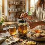 Orret Home 350 ml Borosilikat Cam Termisil French Press – Dayanıklı Cam Çay & Filtre Kahve Demleme, Bitki Çayı, Kahve Presi, Sızdırmaz Kapaklı Espresso & Çay Demleyici