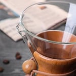 Orret Home 600 ml Termisil Borosilikat Cam Demleme Karafı – Kahve ve Bitki Çayı Demleme Sürahisi, Isıya Dayanıklı Cup Coffee Pot, Şeffaf Manuel Demleme Kabı-Demleme Sürahisi