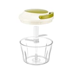 Orret Home 700 ml 3 Bıçaklı İpli Rondo – Çekmeli Doğrayıcı, Hızlı ve Pratik Sebze Doğrama, Paslanmaz Çelik Bıçaklı, Ergonomik ve Kolay Kullanım PP Plastik