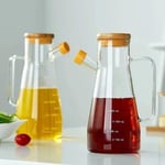 Orret Home 900 Ml 2 Adet Borosilikat Cam Yağdanlık,Termisil Isıya Dayanıklı Yağlık Ve Sirkelik,Zeytin Yağı,Limon Suyu Ve Sirke İçin Yağ Şişesi (2 Adet)