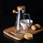 Orret Home 900 Ml 2 Adet Borosilikat Cam Yağdanlık,Termisil Isıya Dayanıklı Yağlık Ve Sirkelik,Zeytin Yağı,Limon Suyu Ve Sirke İçin Yağ Şişesi (2 Adet)