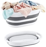 Orret Home Katlanabilir Plastik Çamaşır Selesi Sepeti, Çok Amaçlı Katlanabilir Oyuncak Sepeti, Hafif ve Dayanıklı, Mükemmel Organizasyon ve Depola - Seçenekler: 27 Litre, 40 Litre, Maşrapa, Bulaşıklık