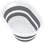 Orret Home Katlanabilir Plastik Çamaşır Selesi Sepeti, Çok Amaçlı Katlanabilir Oyuncak Sepeti, Hafif ve Dayanıklı, Mükemmel Organizasyon ve Depola - Seçenekler: 27 Litre, 40 Litre, Maşrapa, Bulaşıklık