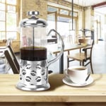 Orret Home Metal Saplı Borosilikat French Press, Termisil Süzgeçli Demlik, Bitki Çayı, Kahve ve Ada Çayı İçin İdeal, Dayanıklı ve Şık Tasarım (800 Ml)