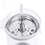 Orret Home Metal Saplı Borosilikat French Press, Termisil Süzgeçli Demlik, Bitki Çayı, Kahve ve Ada Çayı İçin İdeal, Dayanıklı ve Şık Tasarım (800 Ml)