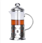Orret Home Metal Saplı Borosilikat French Press, Termisil Süzgeçli Demlik, Bitki Çayı, Kahve ve Ada Çayı İçin İdeal, Dayanıklı ve Şık Tasarım (800 Ml)
