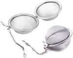 Orret Home Metal Top Çay Süzgeci,Topuz Çay Filtresi,Bitki Ve Yeşil Çay İçin Paslanmaz Süzgeç,Bardağa Asılabilir Topuz Çay Süzgeci