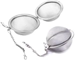 Orret Home Metal Top Çay Süzgeci,Topuz Çay Filtresi,Bitki Ve Yeşil Çay İçin Paslanmaz Süzgeç,Bardağa Asılabilir Topuz Çay Süzgeci