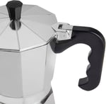 Orret Home Moka Express Espresso Cezvesi – Ocak Üstü Espresso Pişirici, Alüminyum Gövde, Klasik İtalyan Tarzı Kahve Demleme Cezvesi-Expresso Demleyici Cezve (3 Cup)