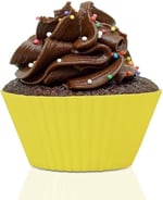 Orret Home Muffin Pişirme Kalıbı 12 Adet Silikon Kek Kalıbı Cupcake Çikolata ve Sade Kek (12 Adet)