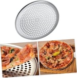 Orret Home Paslanmaz Çelik Pizza Tepsisi,Delikli Lahmacun Ve Pizza Tavası,Fırın Tepisisi (32 Cm) - Bedenler: 28 Cm, 32 Cm, 36 Cm