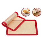 Orret Home Silikon Pişirme Matı, Yıkanabilir Yanmaz Pastacılık Fırın Matı - Isıya Dayanıklı, Çok Renkli, 30 x 40 cm