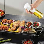 Orret Home Sprey Yağdanlık Cam Şişe Yağ Püskürtücü 225 ml Airfryer Kızartma Izgara Salata İçin Yağlık