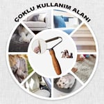 Orret Home Tiftik Toplayıcı Tüy Giderici Taşınabilir Evcil Hayvan Tüy Toplayıcı Halı Kilim Perde Kıyafet Tüy Toplayıcı Aleti Giysi Tüy Tıraş Aracı Tiftik Toplayıcı