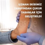 OS205 | Çukur Taban için Ortopedik, Ark ve Jel Destekli, Darbe Emici Pes Cavus İç Tabanlık (36-40)