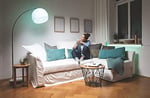 OSRAM STAR+ RGBW LED lamba E27 tabanlı, RGB renkleri uzaktan kumanda ile değiştirilebilir, 9 W, klasik ampul şekli, 60 W ampul için yedek, mat, LED retrofit RGBW lambalar uzaktan kumandalı, tek paket