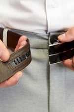Otomatik Tokalı Deliksiz%100 Hakiki Manda Derisi Klasik Erkek Kemeri - Otomatik Kemer Ve Şerit