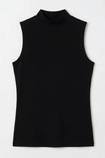 ÖTS Premium Kadın Boğazlı Body - Pamuklu Kumaş, Ultra Yumuşak, Esnek Kalıp,Balıkçı Yaka ve Şık T-Shirt