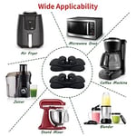 Oudizz Ev Aletleri için Kordon Düzenleyici 6 Adet Mutfak Aletleri için Kordon Sarmalayıcıları Küçük Ev Aletleri için Süper Yapışkan Yapışkanlı Stand Mikser, Blender, Kahve Makinesi, Düdüklü Tencere