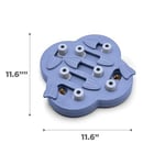 Outward Hound Nina Ottosson by Dog Hide N' Slide Purple Interactive Treat Puzzle Dog Toy - Seçenekler: Seviye 2 (Orta Seviye), Seviye 4 (Uzman), Ekstra parçalar...