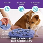 Outward Hound Nina Ottosson by Dog Hide N' Slide Purple Interactive Treat Puzzle Dog Toy - Seçenekler: Seviye 2 (Orta Seviye), Seviye 4 (Uzman), Ekstra parçalar...