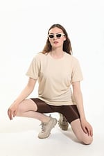 Oversize Fit Pamuklu Kısa Kollu Basic Uniseks Kadın Erkek Tişört