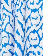 Oversize Kimono Kısa Geniş Kollu Viskoz Kumaş Etnik Desenli