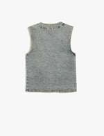 Oversize Kot Yelek Kapaklı Cepli