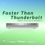OWC Express 1M2 Taşınabilir NVMe Thunderbolt (USB-C) SSD USB4 Alüminyum Isı Emici Muhafazalı Ultra Hızlı Harici SSD Sürücü (Yalnızca Muhafaza)