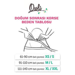 OWLI Doğum Sonrası İnceltici Korse Siyah XL/XXL