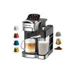 Ox-Pro2 Espresso Kahve Makinesi 20 Bar Kapsül & Öğütülmüş Kahve, Süt Köpürtücü Latte Cappuccino