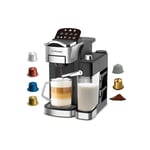 Ox-Pro2 Espresso Kahve Makinesi 20 Bar Kapsül & Öğütülmüş Kahve, Süt Köpürtücü Latte Cappuccino