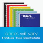 Oxford Spiral Defter - 6'lı Set, Geniş Çizgili