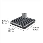 OXO - Good Grips 13322800 Katlanabilir Alüminyum Tabak Standı