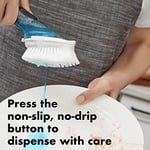 OXO Good Grips 26 x 7,6 x 7,6 cm deterjan dağıtıcılı temizleme fırçası/yıkama fırçası