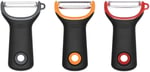 Oxo Good Grips 3 Parçalı Karışık Soyucu Seti - Seçenekler: 3 parçalı Y soyucu seti, Jülyen Soyucu, Tırtıklı soyucu