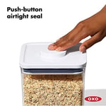 OXO Good Grips 4 parçalı mini POP konteyner seti, şeffaf