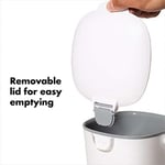 OXO Good Grips kompost kovası, beyaz, koku geçirmez çöp kutusu, mutfak için, 2,8 l