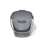 OXO - Good Grips Kompost Kovası, Gri - Mutfak için Koku Geçirmez Çöp Kutusu - 2,8 l