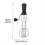 OXO - Good Grips Paslanmaz Çelik Mekanik El Mikseri, Kahverengi - Seçenekler: Yumurta çırpıcı, Silikon yumurta pochier – 2'li set...
