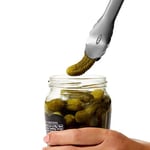 OXO - Good Grips Paslanmaz Çelik Mini Maşa 18 cm Zeytin ve Daha Fazlası İçin